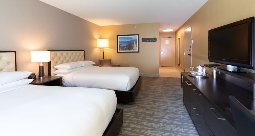 hilton room 2 double beds
