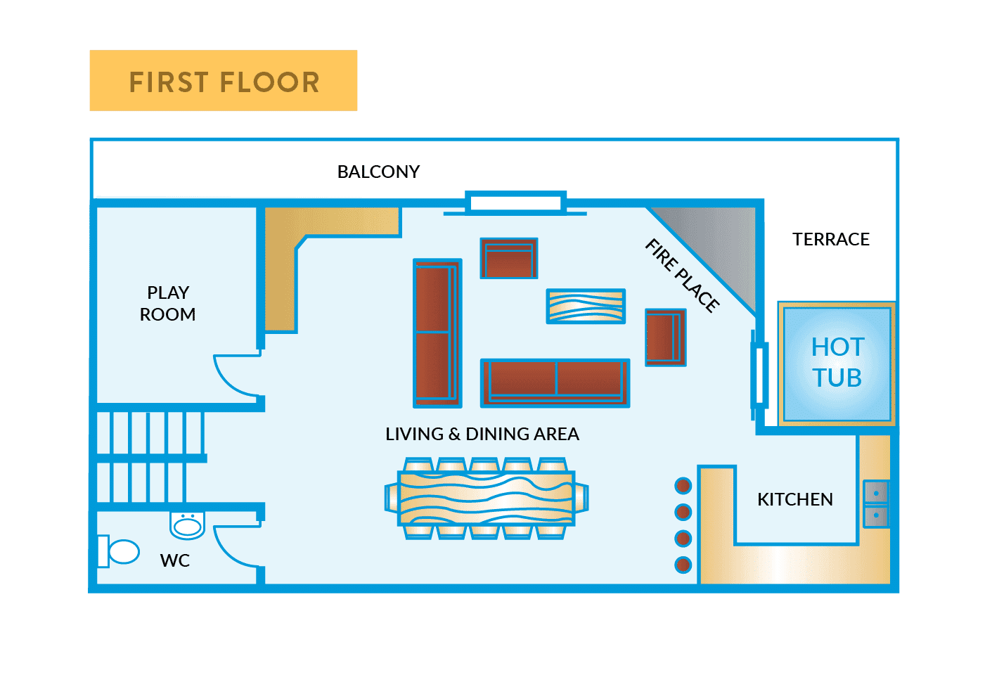 les-grolets-first-floor