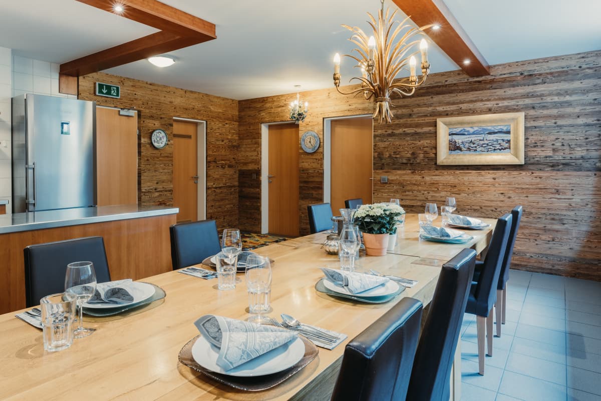 Dining room at Chalet Christiane