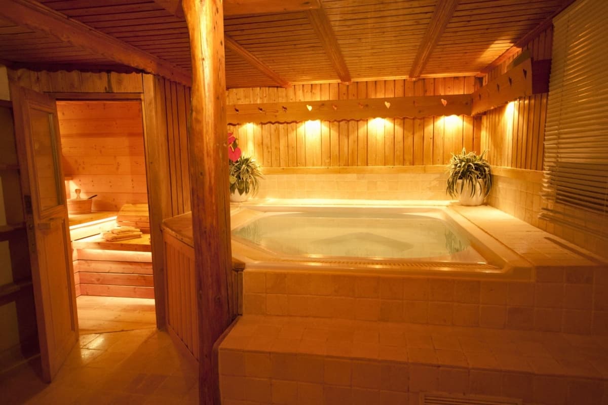 Chalet La Vielle Maison Sauna hot tub