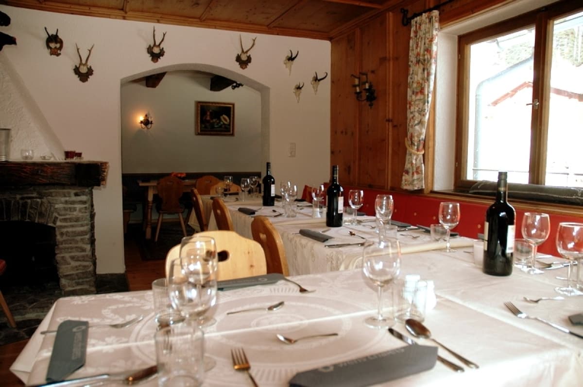 Dining room of Chalet Zoller