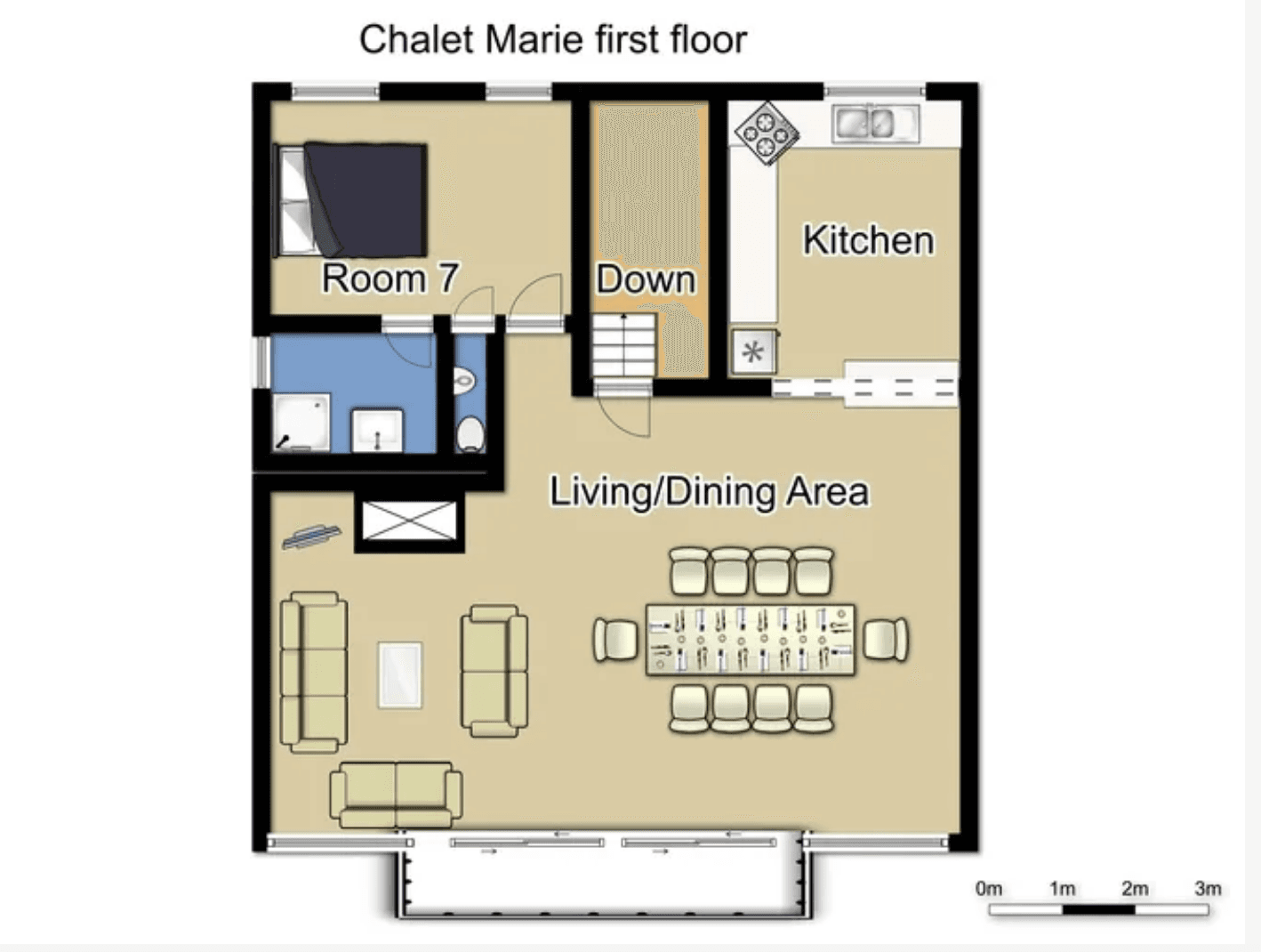 Chalet Marie First Floor