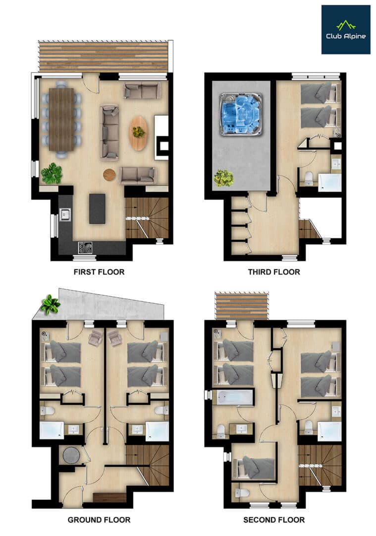 Caribou-Floorplans