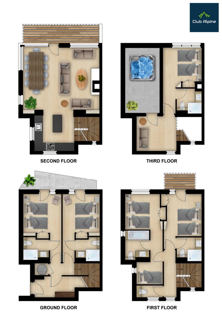 Lievre-Blanc-Floorplans