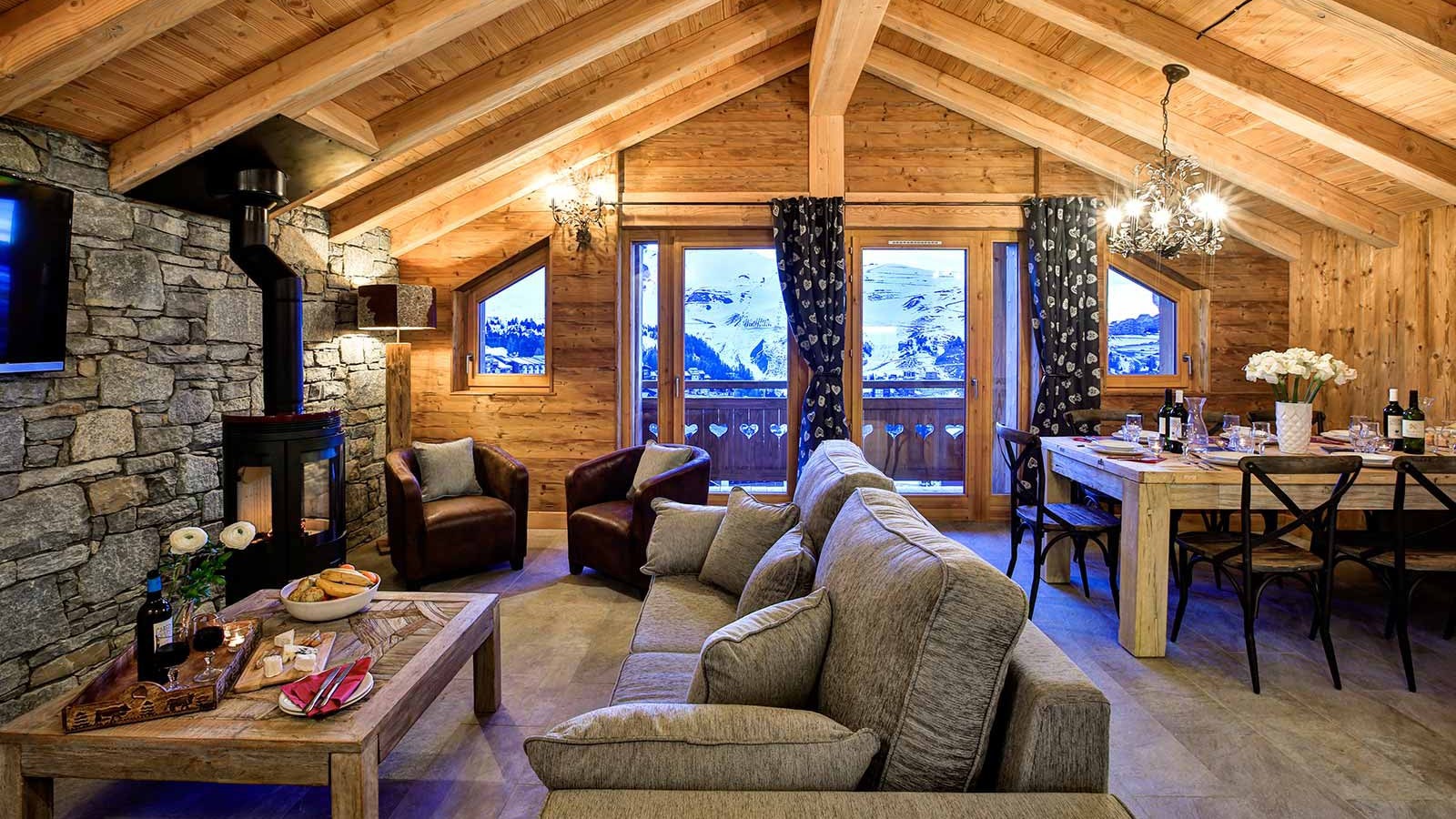 Chalet Crocus Blanc