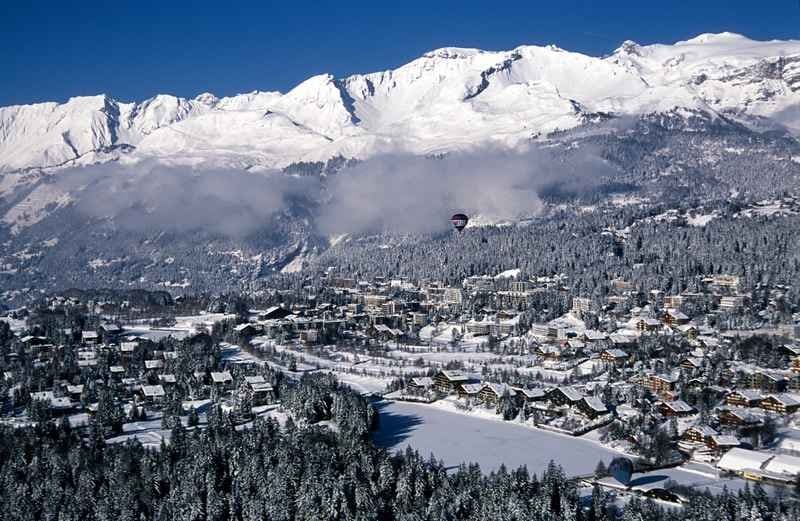 Crans Montana ski resort